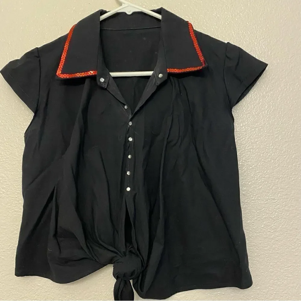 1950s vintage style Rockabilly pin up dance halloween costume child L/adult S